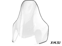 Стекло ветровое для снегохода IRBIS TUNGUS, SHARMAX SN 550 (55см, 2мм, МПК)
