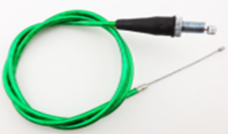 Трос газа 4Т (HL=650mm, FL=100mm) TTR125 тюнинг (зелёный)