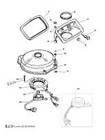 Статор, триггер (электрические модели) 2-х тактного ПЛМ MERCURY 40 M Серийный номер от 0G055314 до 0G760299