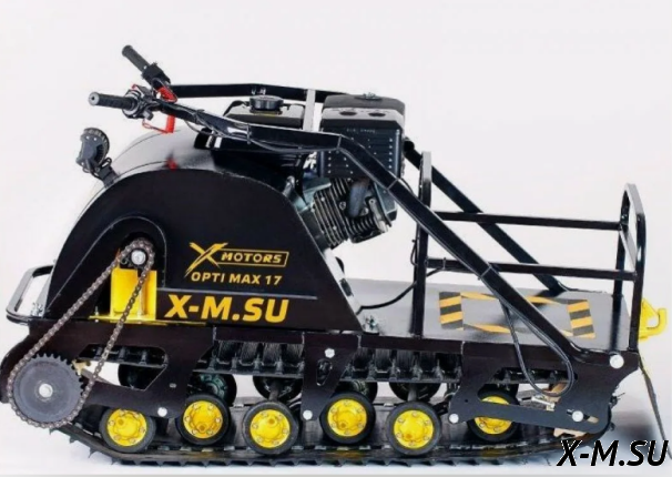 Мотобуксировщик OPTI MAX 19 c реверсом и подогревом ручек