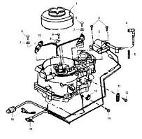 Электрические компоненты 4-Х ТАКТНОГО ПЛМ MERCURY 4 Серийный номер от 0R067090 и выше