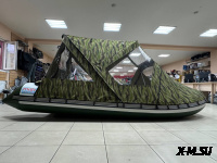 Ходовой комб. (носовой+основной) тент MISHIMO 430 LITE/PRO/LITE DF кмф зеленый (6)