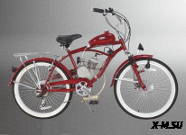 Велосипед 26&quot; с веломотором MATTIAS GH-32605C (колеса 26, движок 50 (ДВС))