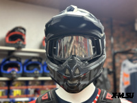 Шлем кроссовый HETOSHI OF836 EXOSS CROSS PRO MX289 цв.Черный Матовый р.XL