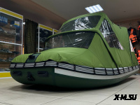 Ходовой комб. (носовой+основной) тент MISHIMO 400 RAPID, RAPID PRO зеленый