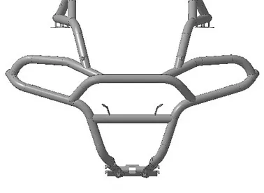 Защита передняя усиленная (глянец)